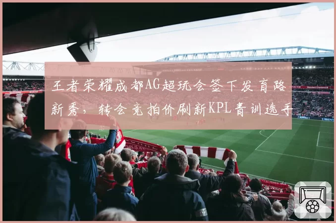 王者荣耀成都AG超玩会签下发育路新秀,转会竞拍价刷新KPL青训选手纪录